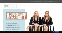 Desktop Screenshot of hairextensionskampen.nl